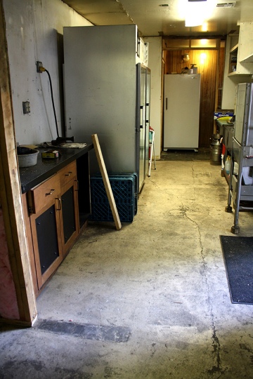 Photo of kichen storage area.